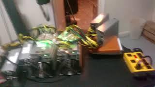 What 5 ASIC miners sound like in a normal house