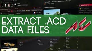 How to extract .acd files and repack them with Assetto Corsa Content Manager