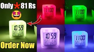 Best Colour Changing Digital Alarm Clock Unboxing & Review | Digital Alarm Clock