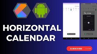 Horizontal Calendar with Future Date Disabled in Android | Calendar Date Picker #android #kotlin