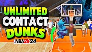 NBA 2k24 Dunk Meter Tutorial + How To Get UNLIMITED Contact Dunks Every Time !