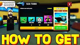 HOW TO GET 50 SEA TANK PART LOCATIONS in MILITARY TYCOON! ROBLOX