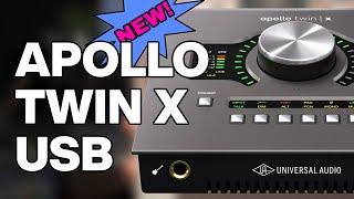 New Apollo Twin X USB DUO interface for Windows by Universal Audio