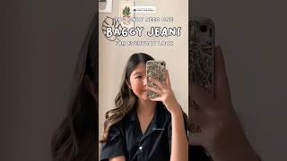 style baggy jeans outfit ideas buat hangout anti bosenn #shopeehaul #outfitmurah