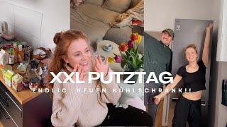 XXL - Küchenputz 🫧 Wir haben endlich unseren Traum-Kühlschrank!!!