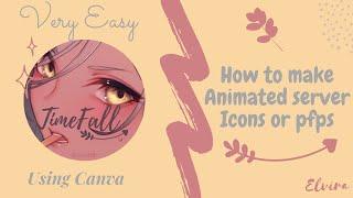 How to make Animated Server Icons or Profile Pictures│Discord│Join our Server│Elvira