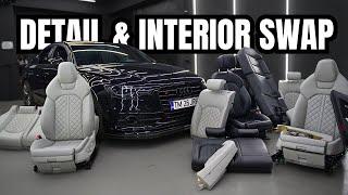 Audi A6 C7 Interior Deep Clean & S6 Seats Swap - Car Detail