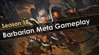 Diablo 3 Season 18 Barb Meta Gameplay