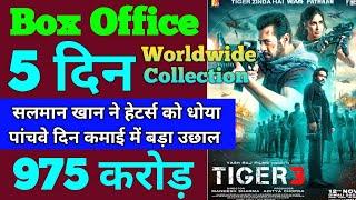 Tiger 3 Box Office Collection, Tiger 3 4th Day Collection, Tiger 3 5th Day Collection Worldwide