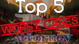 Top 5 Least Favorite Ace Attorney Cases