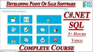 Developing Step By Step Point of Sale and Inventory System In C#.Net and SQL Server Full Tutorial