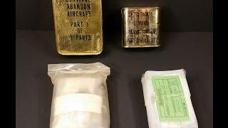 Vietnam Airforce Survival Rations & Pilots Kit MRE Review US 1969 Abandon Aircraft Food Packet