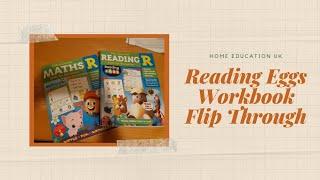 Home Education UK | Reading Eggs Workbooks Flip Through | Mum of 3