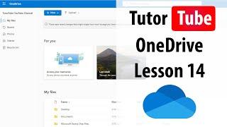 Microsoft OneDrive - Lesson 14 - Delete and Recover Files