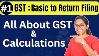 #1 What is GST? | How GST Works | ITC calculations || Free GST Course 2025 with Tally Prime