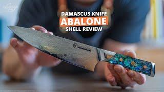 Grandsharp Abalone Shell Chef Knife Review: AUS10 Steel - 8.5 inch