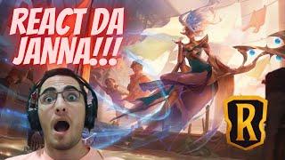 JANNA - REACT DA NOVA CAMPEÃ DE LEGENDS OF RUNETERRA