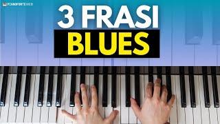 Impara 3 frasi Blues al pianoforte