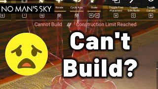 Build LIMIT? What you can do when you reach the #nomansskybasebuilding limit.