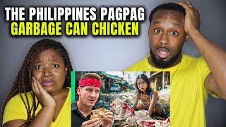  The Philippines Heartbreaking Street Food!! American Couple Reacts to Pagpag /Garbage Can Chicken