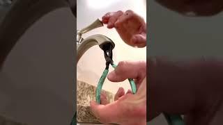 How to fix low water pressure on your faucet. #diy #shorts #youtubeshorts