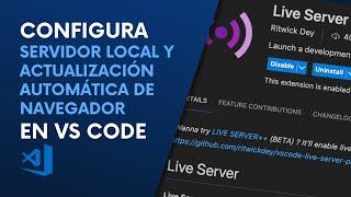 Cómo configurar Live Server y la actualización automática del navegador en VSC