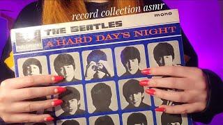 ASMR | Record collection PART ONE | whispering & tapping