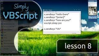 VBScript Basics, Part 8 | SendKeys