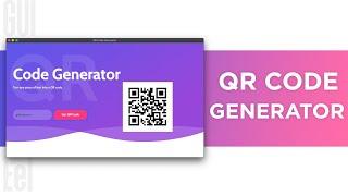 QRCODE GENERATOR PROGRAM USING PYTHON - Eel & Python Tutorial | Modern GUIs with HTML and JavaScript