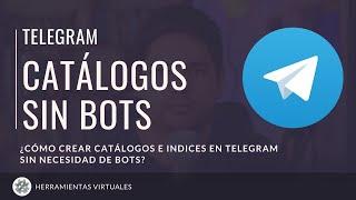 Telegram Transformar TEXTO en un ENLACE | Crear CATALOGO