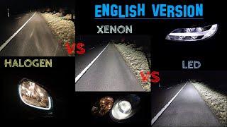 Halogen vs xenon vs LED, an objective comparison (complete english version)