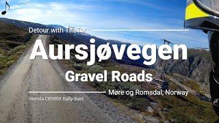 Aursjøvegen, Norway | Gravel Roads |  | Honda CB500X Rally Raid