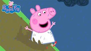 Peppa Pigs Messy And Muddy Fun Run  Peppa Pig Asia  Peppa Pig English Episodes