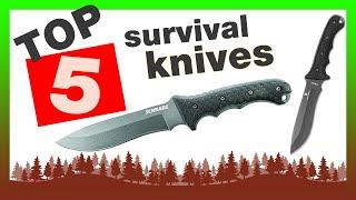 Best Fixed Blade SURVIVAL KNIVES ⭐ TOP 5 ⭐ 2020 on Amazon