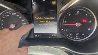 MERCEDES-BENZ COLLISION PREVENTION Assist Plus ne fonctionne pas ️