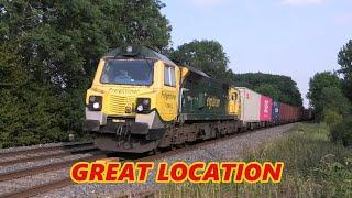 A great countryside location to film fast trains. 26/06/24