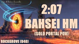 ESO - vRG 2:07 Bahsei HM (1 Portal) - 100K ST Z'en Dk Solo Portal - Limitless (U40)