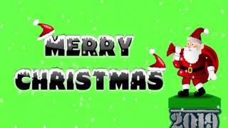 Merry Christmas - Green Screen (FREE)