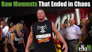 WWE Top 40 Raw Moments That Ended in Chaos