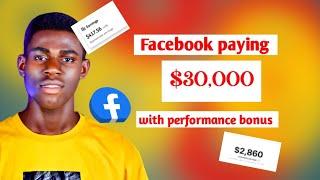 Facebook Performance Bonus Program: Earn $30,000/mth from your posts.