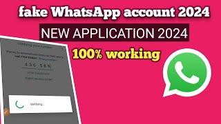 whatsapp fake number 2024 || fake WhatsApp account || fake number se WhatsApp kaise banaye