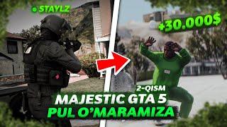 POLITSIYADAN 30.000$ ming O'MARDIK - GTA5 RP / MAJESTIC ONLINE / #STAYLz / #AVAMEO / #GTA5