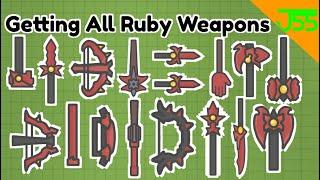 MooMoo.io | Obtaining All Ruby Weapons in a Single Server