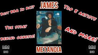 James Metanoia STATES His TOP 5 ARTISTS, BEST BBQ in KC, Backstory of GENESIS And MORE ‼️‼️