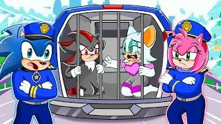 Shadow Has Been Arrested by Sonic Police!!! | Shadow Sad Story | Sonic the Hedgehog 2 Animation