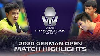 Jeoung Youngsik/Lee Sangsu vs Fan Zhendong/Zhou Yu | 2020 ITTF German Open Highlights (1/4)