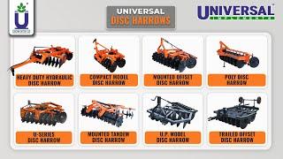 Universal Disc Harrows - Universal Implements