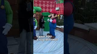 Giving a Rug to Luigi