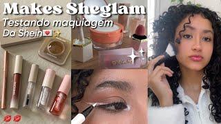 TESTANDO Maquiagens Da SHEIN! *Vale o Preço?* Makes Da SHEGLAM!