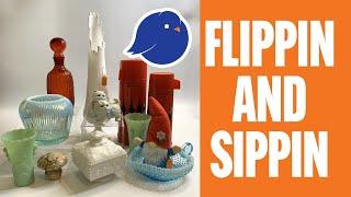 Flippin & Siippin: Retro Treasures, Wine, and Game Night Fun! Live sale of vintage collectibles